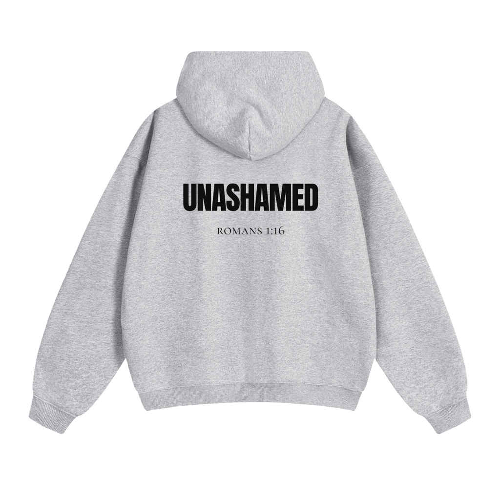 Flower Gray Unashamed Heavyweight Hoodie