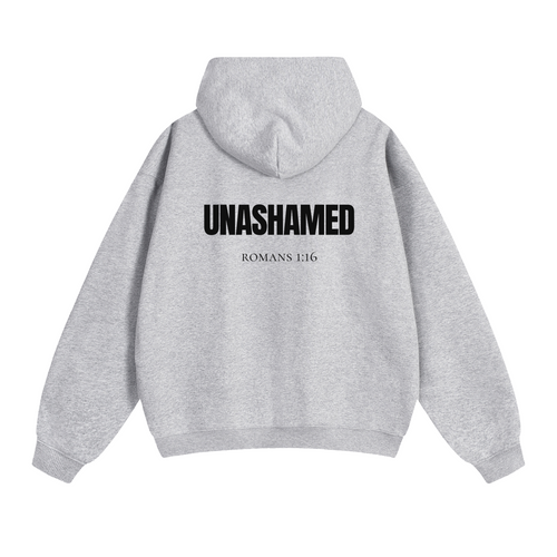 Flower Gray Unashamed Heavyweight Hoodie