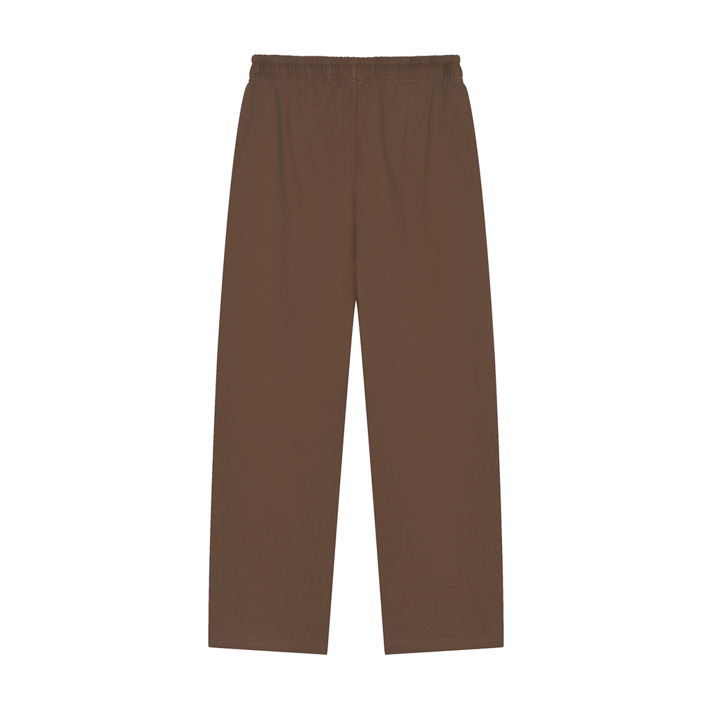 Coffee Straight-Leg Sweatpants